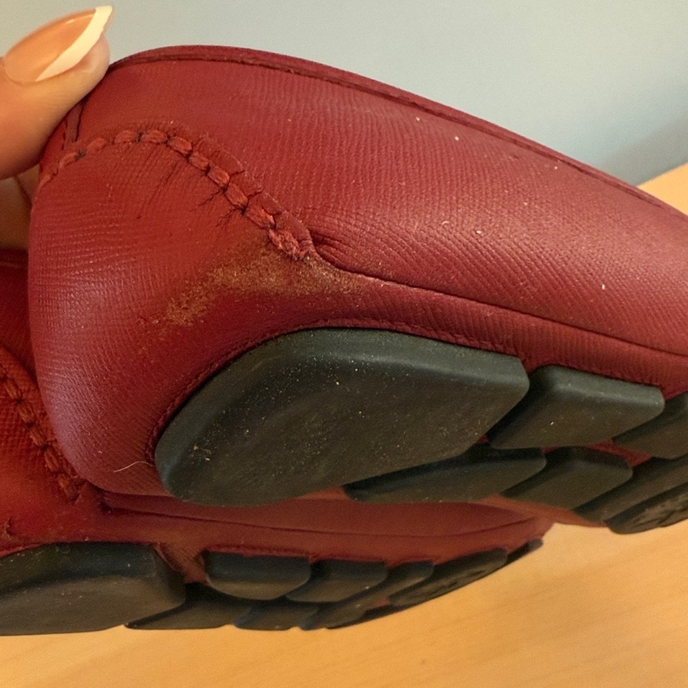 Michael Kors Moccasins Flats Red 7 - Picture 7 of 10